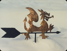 Bronze Dragon Weathervane